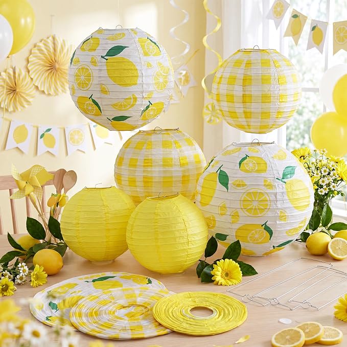 Baquler 12 Pcs Paper Lanterns Party Decorations, Hanging Paper Lanterns in 3 - Image 5