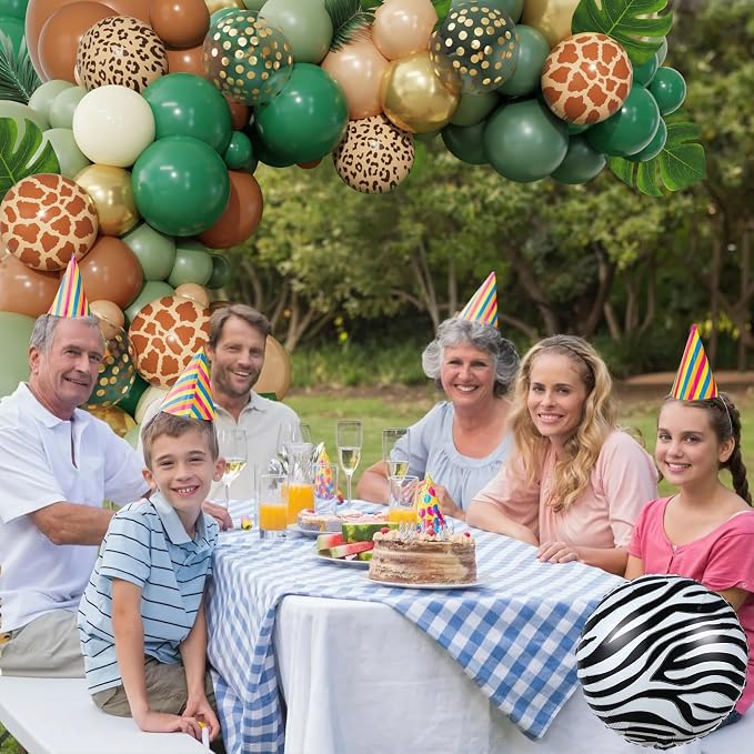 170Pcs Jungle Safari Balloons Arch Garland Kit - Image 6