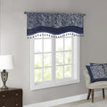 Madison Park Faux Silk Paisley Jacquard, Rod Pocket Curtain by MADISONPARK