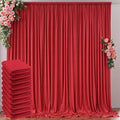 50ft x 10ft Wrinkle Free Red Backdrop Curtains by Outpain