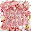 Piece Rose Gold Birthday Decorations by PTGOLUO
