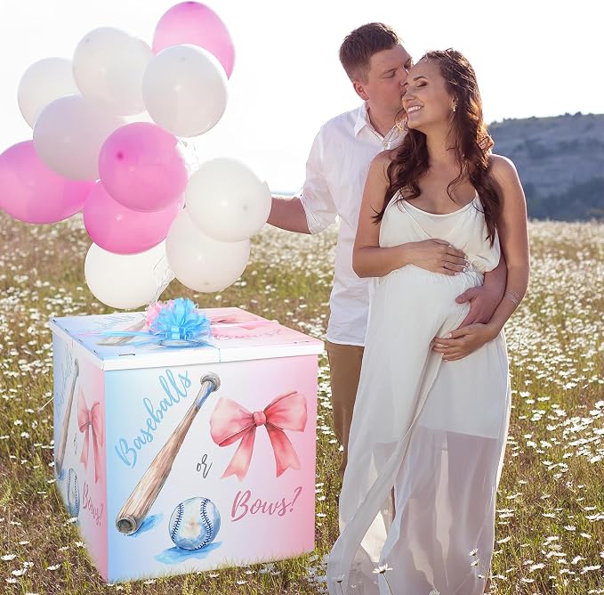 AmazingSpark 28in Giant Gender Reveal Gift Box - Image 6