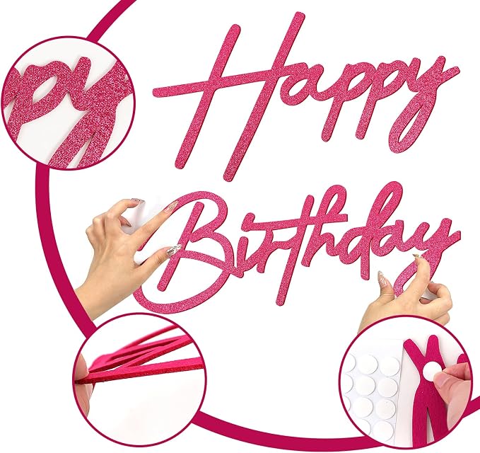 Happy Birthday Sign for Backdrop - Image 4