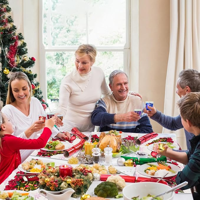 50Pcs Winter Disposable Paper Placemats, Holiday Table Decor - Image 6