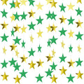 BEISHIDA Glitter Star Garland Banner Decor Green Gold Hanging Decorations by Beishida