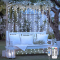 JMEXSUSS 200 LED White Curtain Lights, USB Powered, 6.5ft x 6.5ft | White by JMEXSUSS