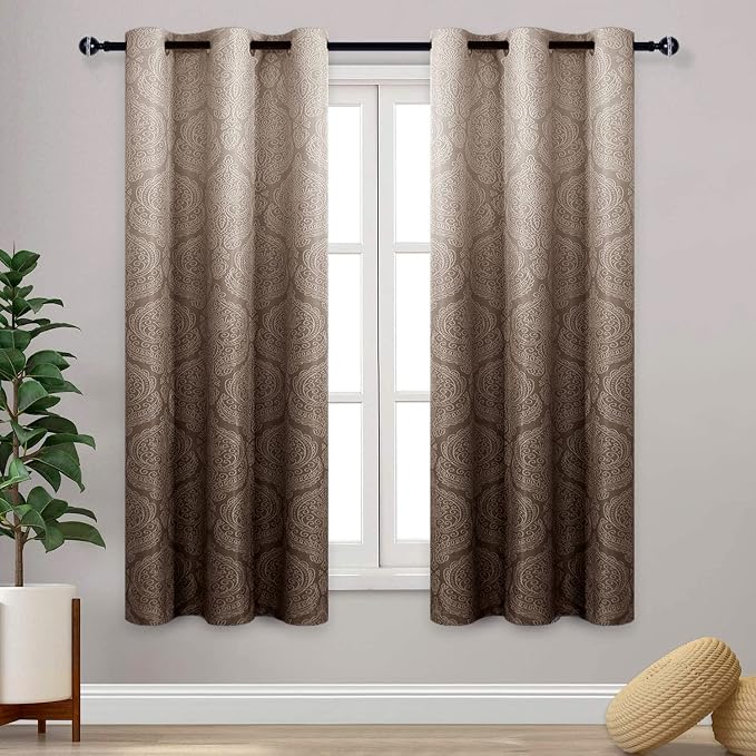 DWCN Ombre Blackout Curtains for Bedroom by DWCN