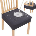 Smiry Waterproof Seat Covers for Dining Room Chairs, No Rear Covers | Stretch by Smiry