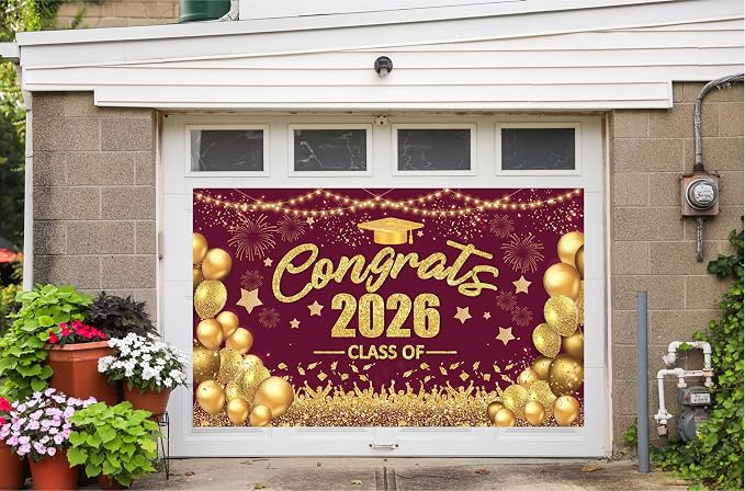 Class of 2026 Banner Congrats Graduation Decorations - Image 5