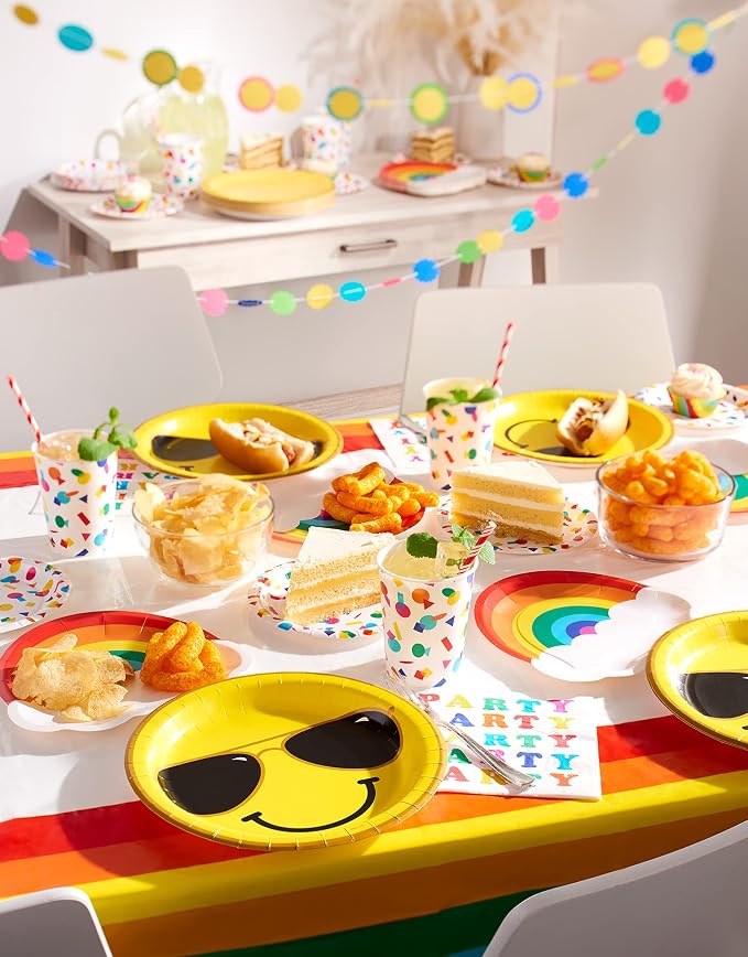 American Greetings Rainbow Party Supplies, Lunch Napkins - Image 4