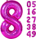 Laser Hot Pink 8 Balloon by IWERP