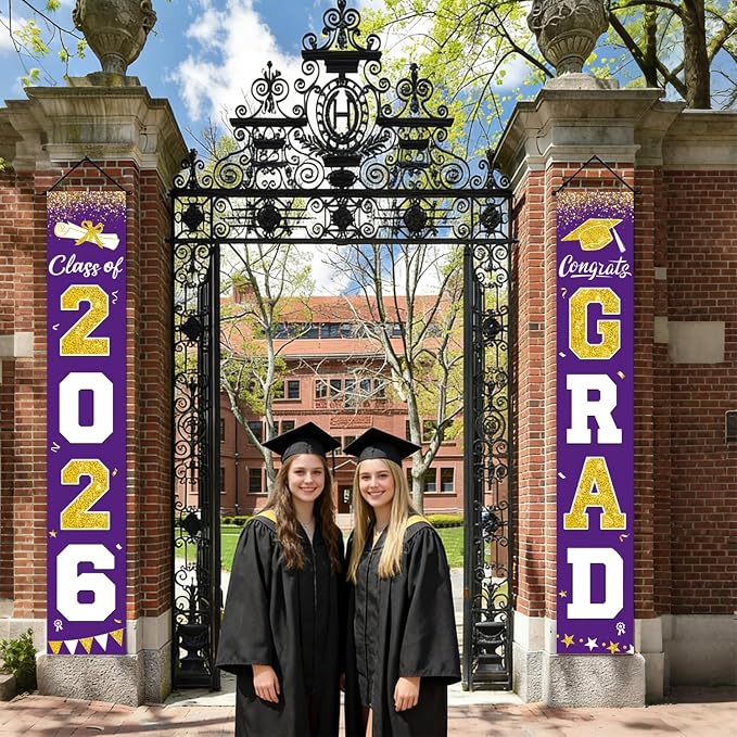 Graduation Decorations 2026 Porch Banner, Graduation Banner Class of 2026 - Image 4