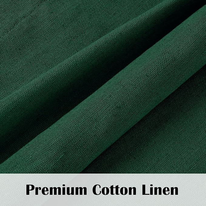 Farmhouse Cotton Linen Curtains - Image 7