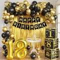Gold 18th birthday decorations for boys Men by jenmir