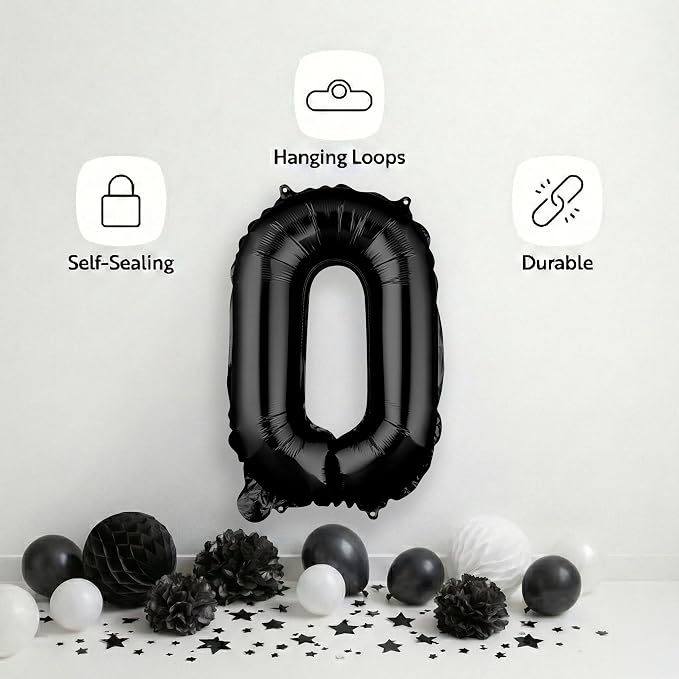 Restaurantware Balloon 1 Pack of Mylar Hanging Reusable Self-Sealing Balloons - Image 4