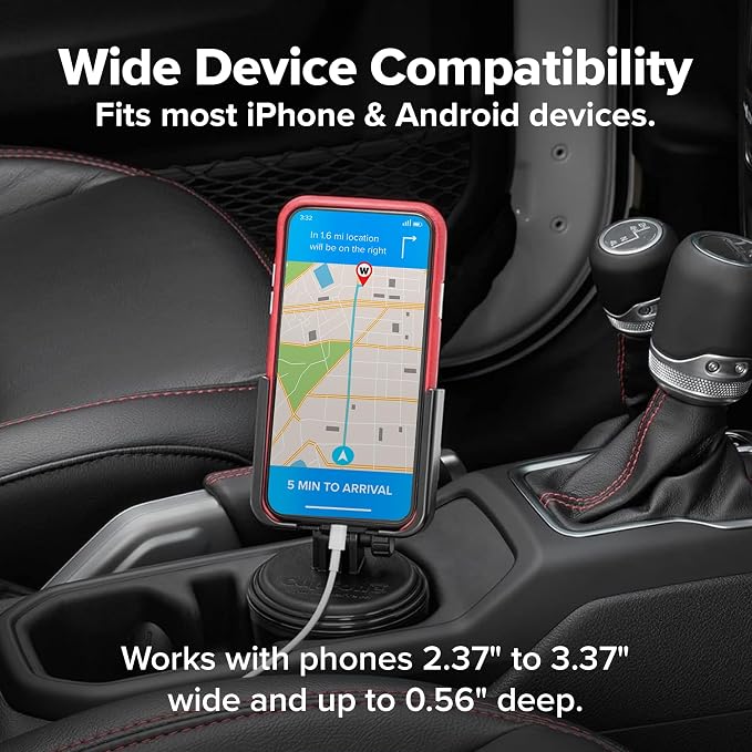 WeatherTech CupFone, Universal Cup Holder Phone Mount - Image 4