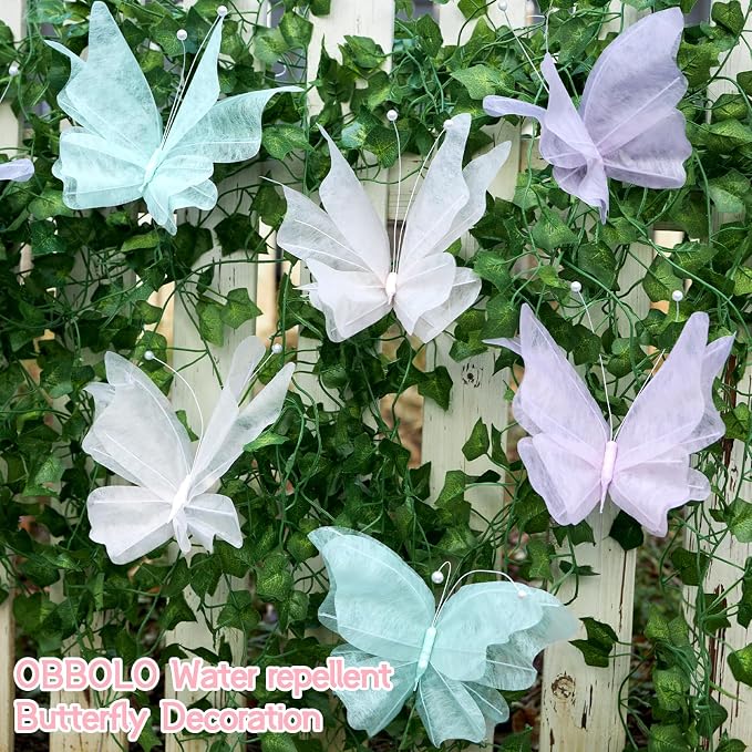 3D Hanging Butterfly Decorations, Butterfly Birthday Party Decorations - Image 6