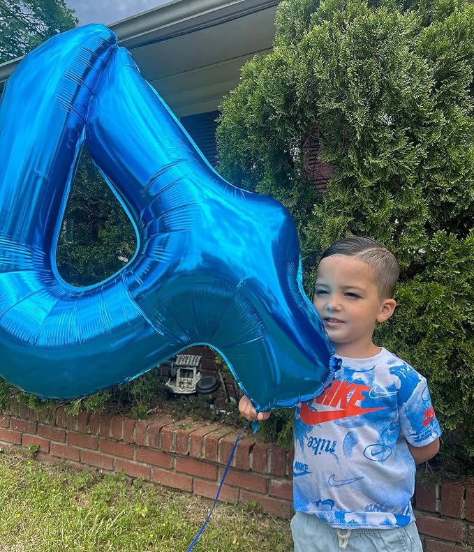 Navy Blue 4 Balloon - Image 8
