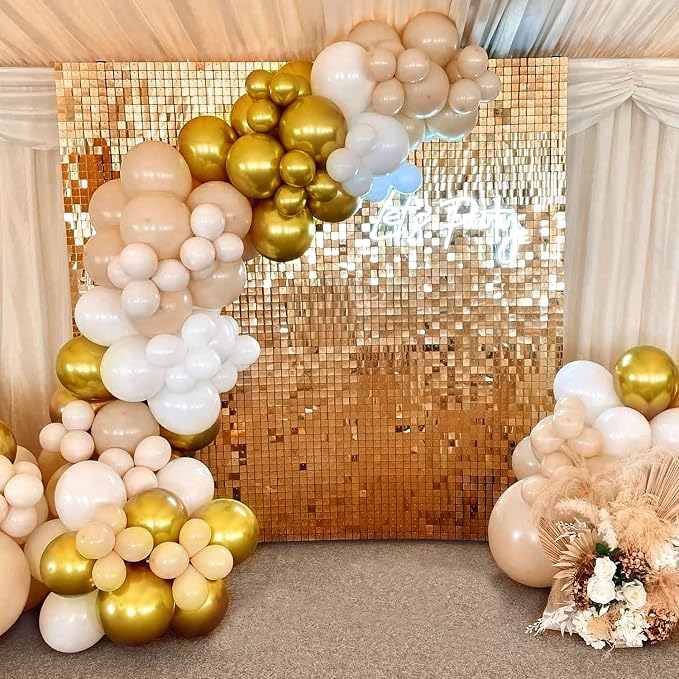 110pcs Gold Balloons 12 Inch Latex Balloon - Image 5