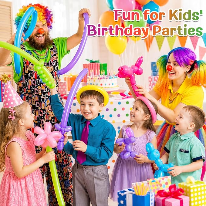 Apipi 100 Pcs Premium Latex 260 Balloons Kit - Image 3