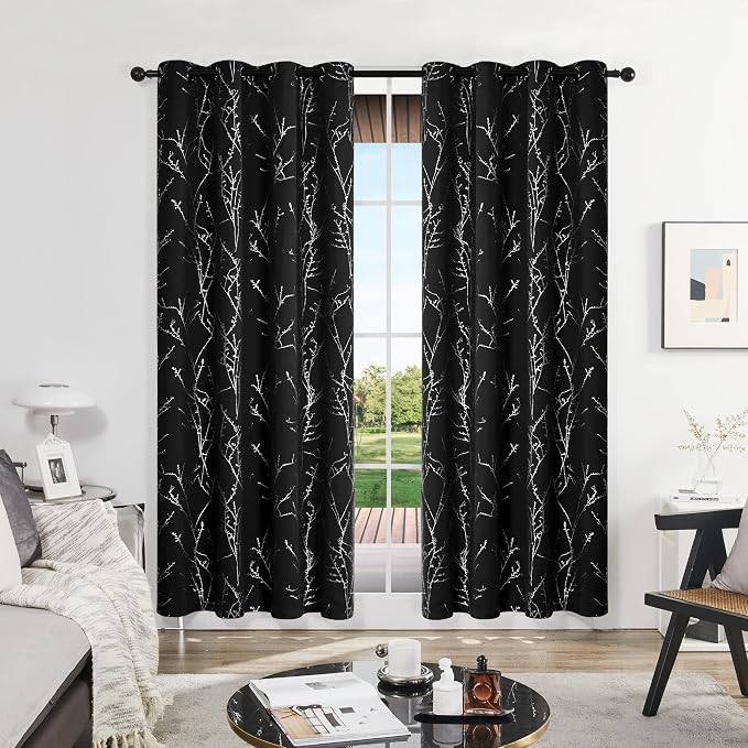 Deconovo Living Room Curtains 108 Inch Long, Thermal Insulated, Room Darkening by Unknown