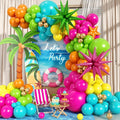 145Pcs Summer Tropical Balloon Arch Kit, Hawaiian Theme Balloon Garland by YYDTMHT