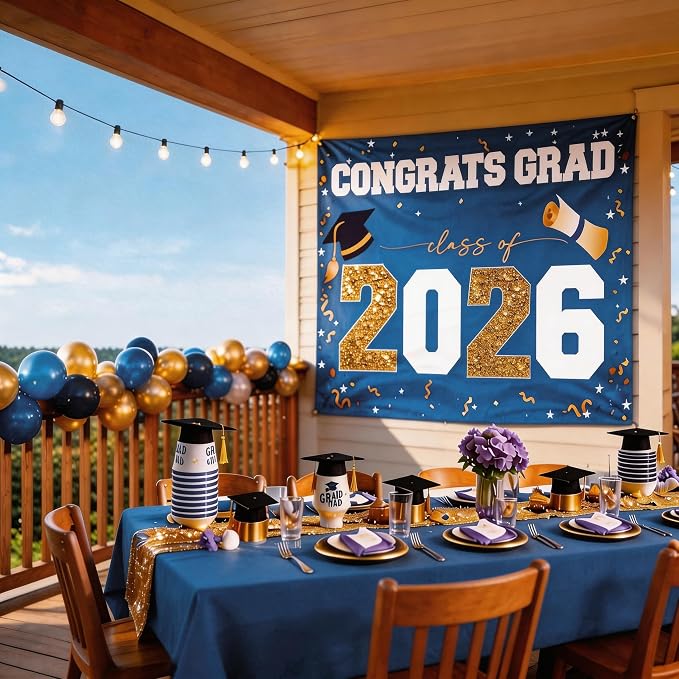 Graduation Decorations 2026 Large Outdoor Banner - Image 6