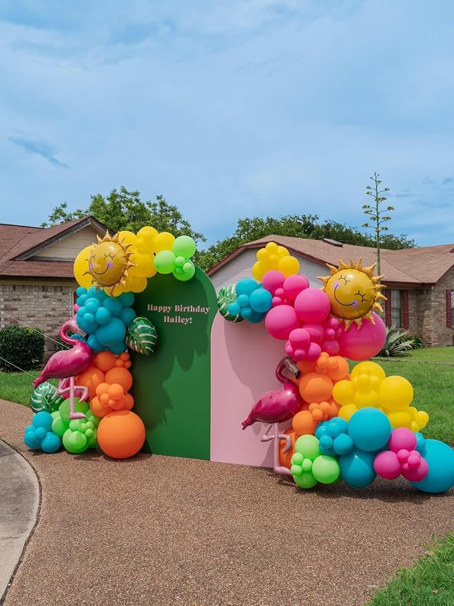 Tropical Balloons, Baby Shower Hawaiian Summer Party Decorations - Image 5