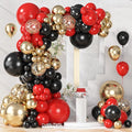 Ouddy Party 149Pcs Red Black Gold Balloon Arch Garland Kit 18 12 10 5Inch | by OuddyParty