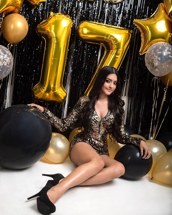 Gold Number 7 Balloon 40 Inch - Image 7