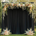 Asee'm Black Backdrop Curtains Drapes by Aseem