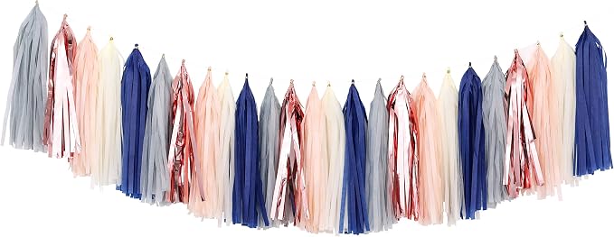 Fonder Mols Tissue Paper Tassel Garland DIY Kit Tassels Banner Decorations by FonderMols