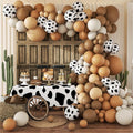 141pcs Cowboy Balloon Garland Arch Kit by Vicduotex