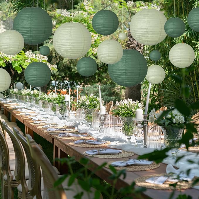 20Pcs Paper Lanterns Decorative - Image 4