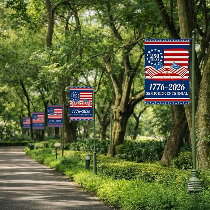250th Anniversary America Garden Flag, 250 Anniversary USA Flag 1776-2026 - Image 4