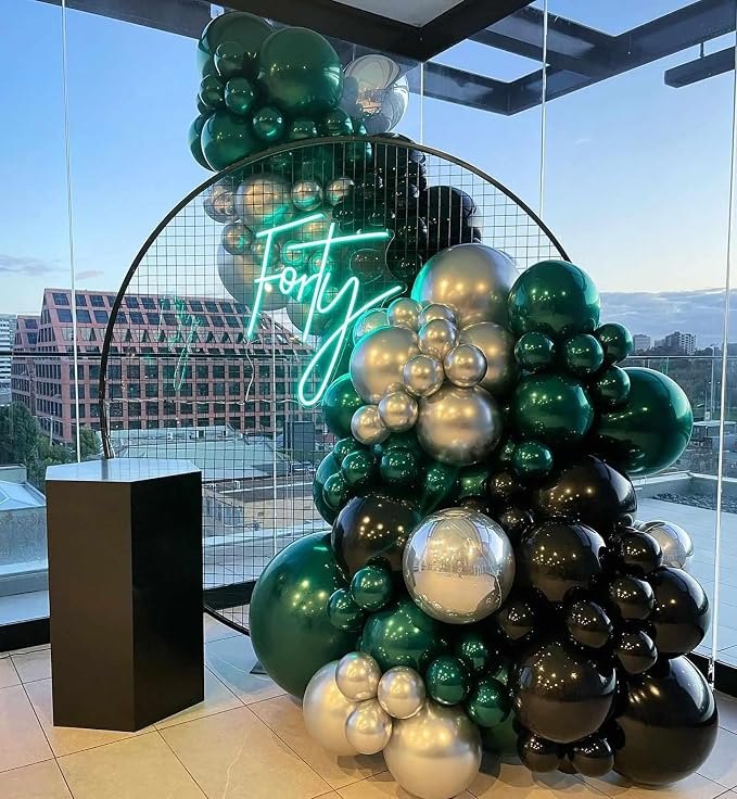 18 Inch Dark Green Balloons, Baby Shower, Birthday Party and Event Decoration - Image 5