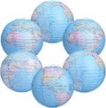 Globe Hanging Paper Lanterns, Around The World Earth Day Decorations, Travel by Fontien