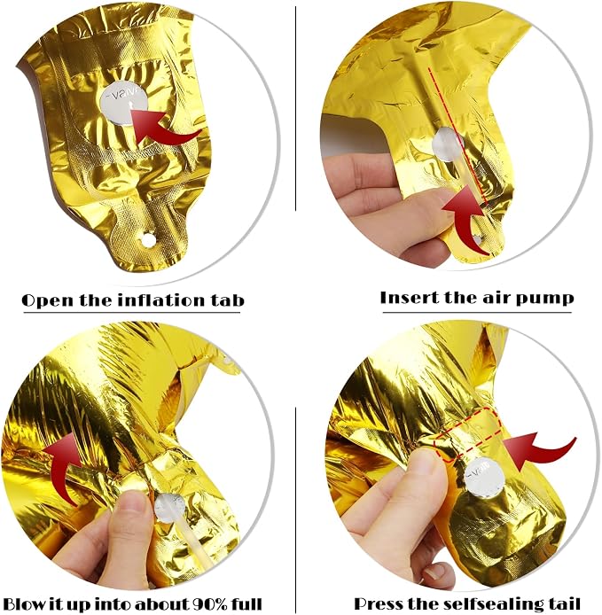 Gold 15 Balloon - Image 5