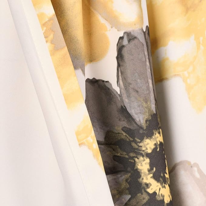 Lush Decor Leah Room Darkening Window Curtain Valance, 18 inch x 52 inch - Image 4