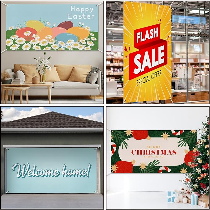 Zonon Large Blank Banners And Signs Polyester Oxford Cloth Sublimation Banner - Image 7