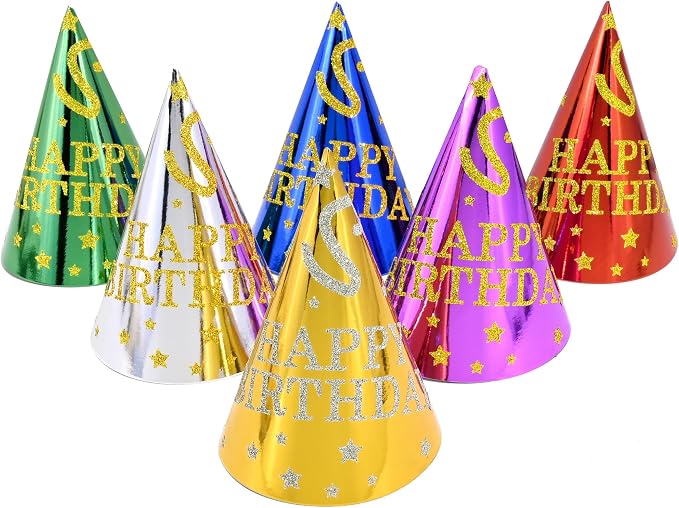 CANREVEL 12 PCS Party Hats for Adults and Kids, Party Headwear | Birthday by CANREVEL