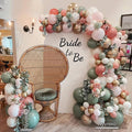 Bridal Shower Bride Balloons Arch Garland Kit | 139pcs Sage Green Retro Dusty by Nyvrexo