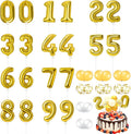 Gejoy 36 Pack 5 Inch Mini Number Balloon Foil Cake Topper Number Avoid Violent by Gejoy