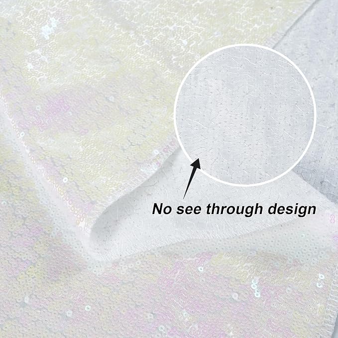 Juya Delight 6FT X 8FT Non-Transparent Sequin Photography Backdrop - Image 4