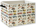 Construction Car Boys Nursery Storage Basket by KSDUT