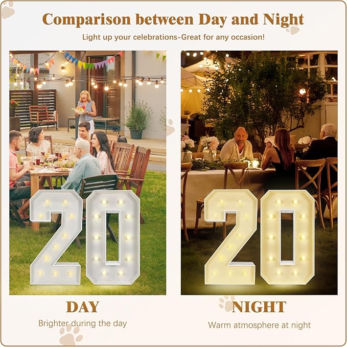 Marquee Light Up Letters: 4FT Large Decorative Signs for Party Decorations Baby Shower Birthday Wedding Engagement Anniversary, 4 Feet Tall Pre-Cut DIY Foamboard Letter X - Easy to Assemble