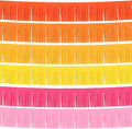 JarThenaAMCS 6Pcs Summer Party Decoration Pink Orange Hanging Fringe Tassel by JarThenaAMCS