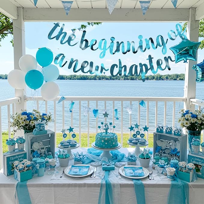 BEISHIDA Bright Lake Blue Pre-Strung The Beginning of A New Chapter Banner | - Image 6