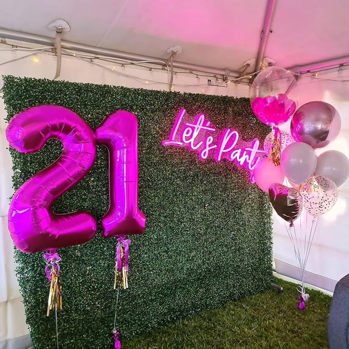 Rosy Purple Number 9 Balloon 40 Inch - Image 3