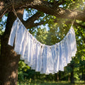 Fanfanwin 6.67 ft Blue Floral Tassel Garland Farmhouse Hanging Banner by Fanfanwin